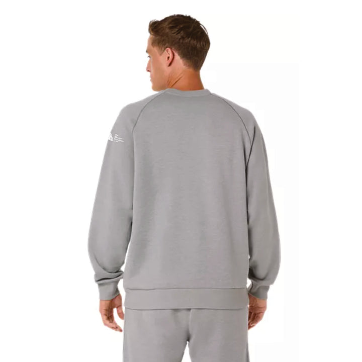 2027 ASICS LA Marathon Charities - ASICS Unisex Fleece Crewneck Sweatshirt Grey Heather (2031F469)