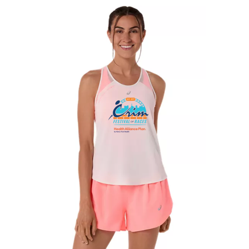 Crim Health Alliance Plan - ASICS Women's Road Tank - Cream (2012D370) (CFR-51)