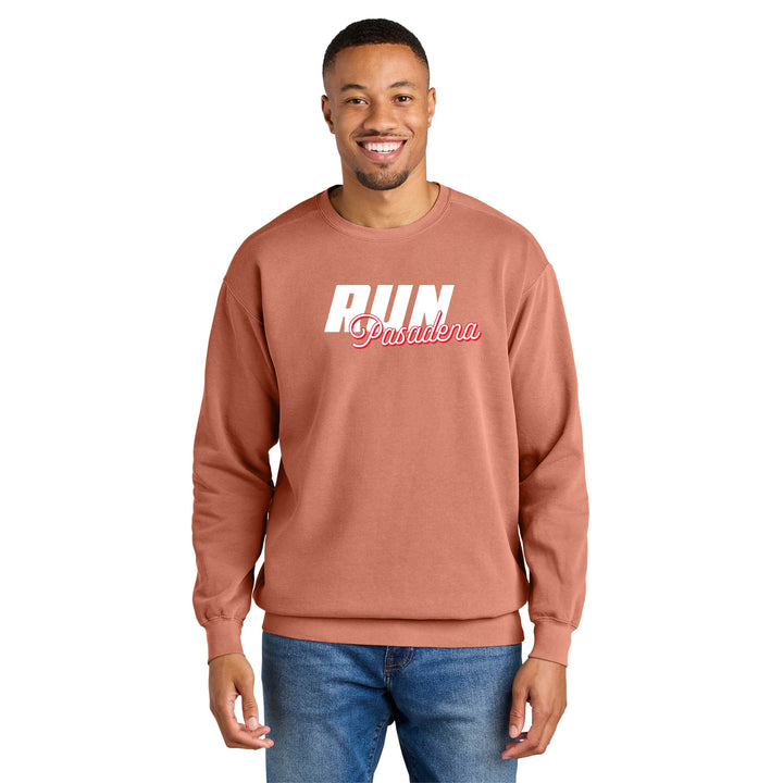 Rose Bowl Half Marathon & 5K - Comfort Colors Adult Unisex Crewneck Sweatshirt (1566) RB_06