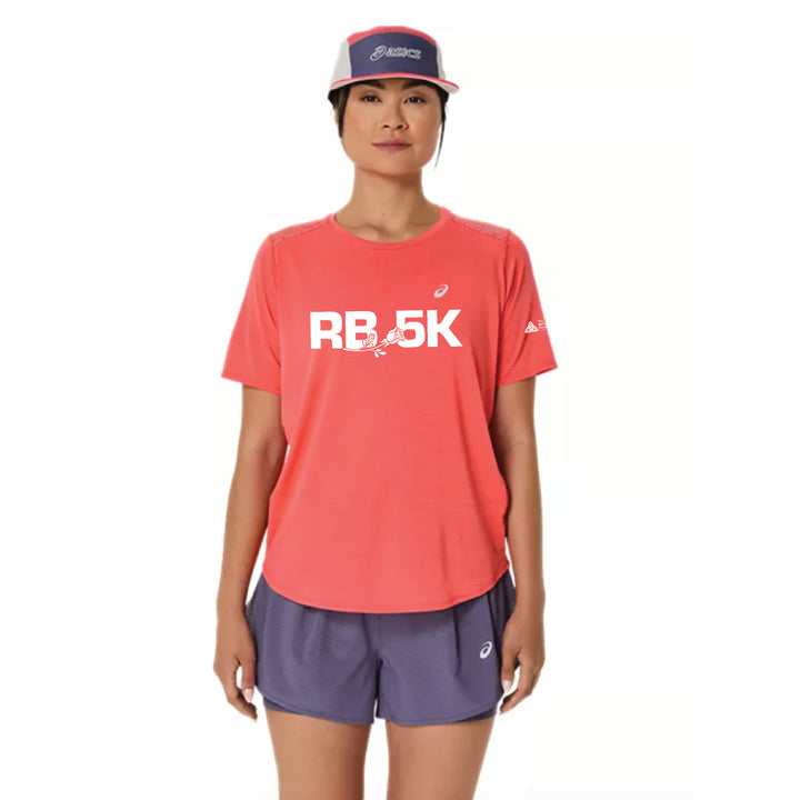 2026 Rose Bowl 5K - ASICS Women's Road SS Top - Coral Reef (2012C969) (RB26-09)