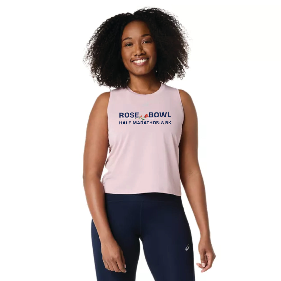 2026 Rose Bowl Half Marathon & 5K - ASICS Women's Road Crop Top Morganite (2012D368) (RB26-13)