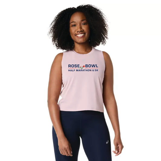 2026 Rose Bowl Half Marathon & 5K - ASICS Women's Road Crop Top Morganite (2012D368) (RB26-13)