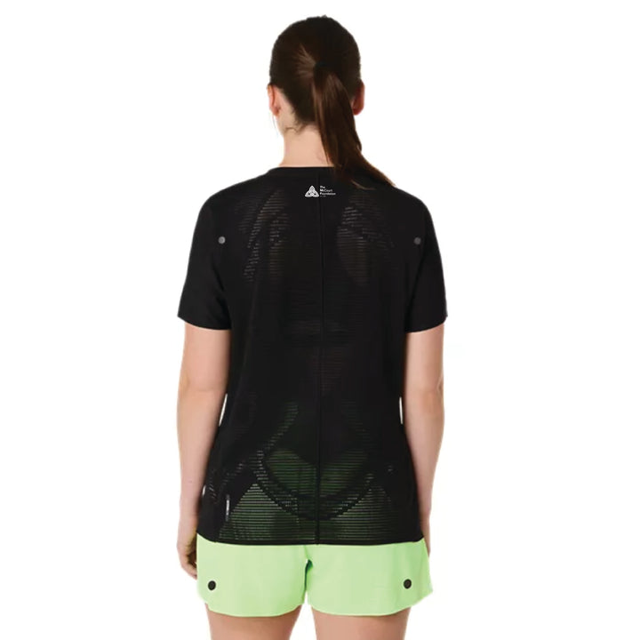 2026 Rose Bowl Half Marathon & 5K - ASICS Women's Metarun Short Sleeve Top Black (2012D418) (RB26-14)