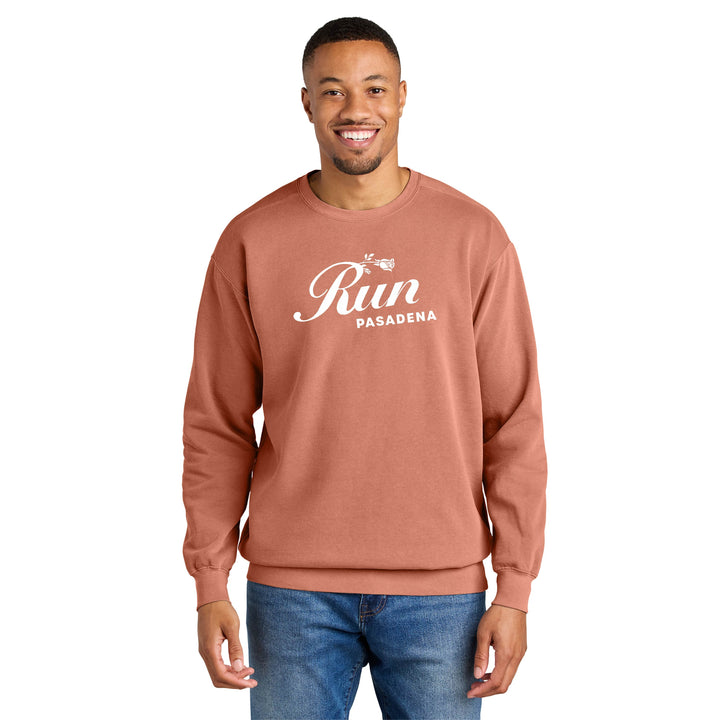 Rose Bowl Half Marathon & 5K - Comfort Colors Adult Unisex Crewneck Sweatshirt (1566) RB_07