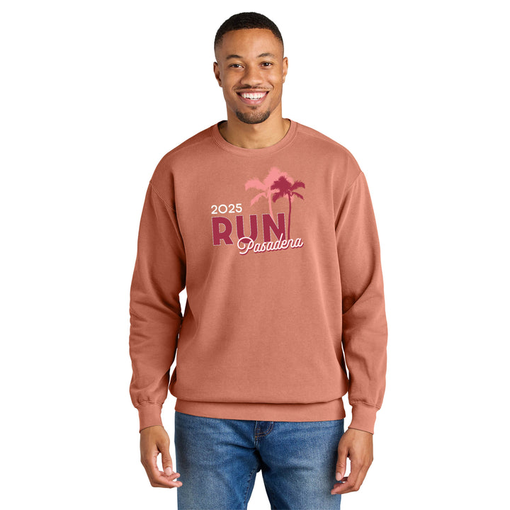 Rose Bowl Half Marathon & 5K - Comfort Colors Adult Unisex Crewneck Sweatshirt (1566) RB_10