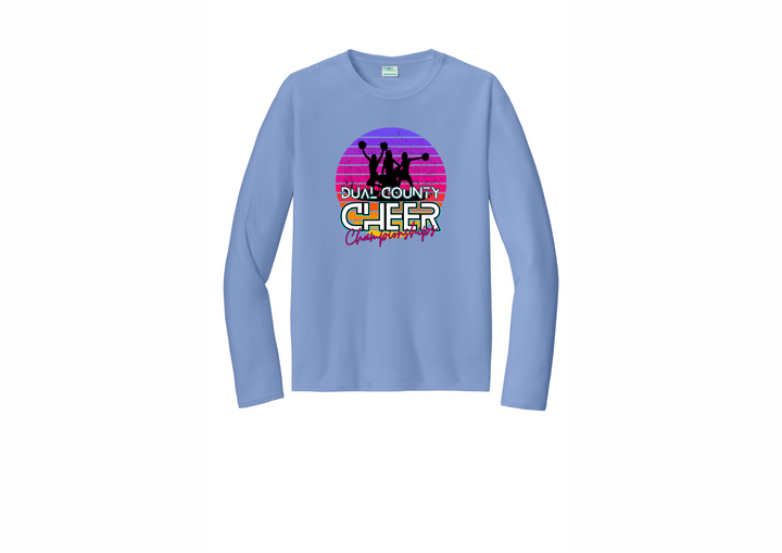 Dual County Cheer Champs -  Long sleeve performance shirt (PC380LS)