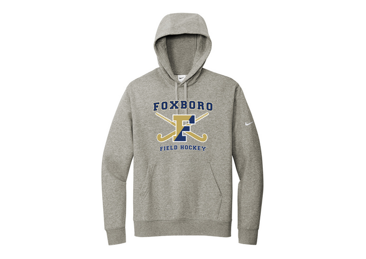 Sudadera con capucha y logo Nike Club Fleece Sleeve de Foxboro Field Hockey (NKDR1499)