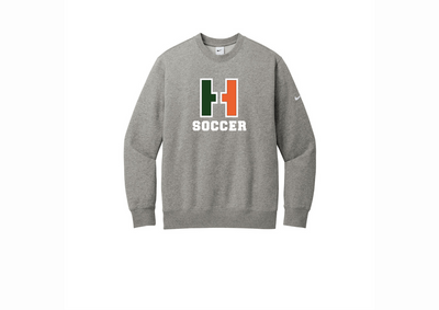 Camiseta de fútbol para niñas de Hopkinton: jersey unisex de cuello redondo de polar Nike Club (NKFD9863)