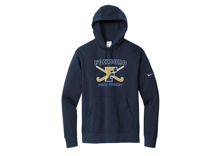 Sudadera con capucha y logo Nike Club Fleece Sleeve de Foxboro Field Hockey (NKDR1499)