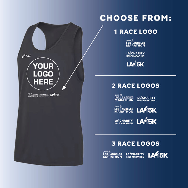 2027 ASICS Los Angeles Marathon Charities - ASICS Men's Rival II Singlet (TF3085)