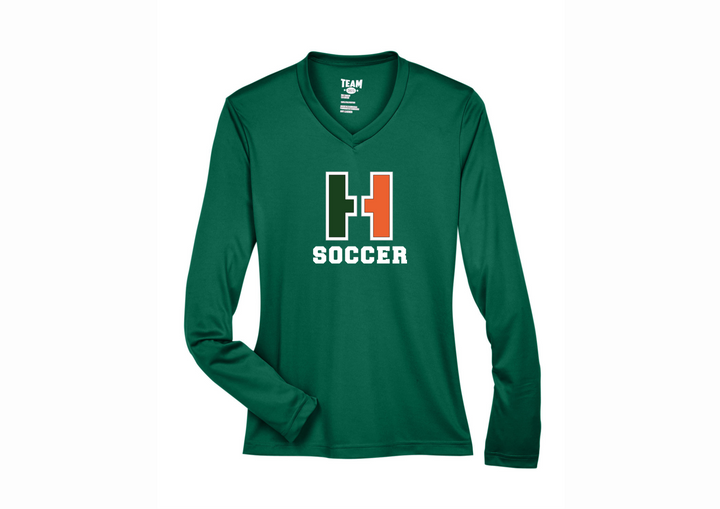 Camiseta de fútbol femenino de Hopkinton: camiseta de manga larga de alto rendimiento para mujeres (TT11WL)