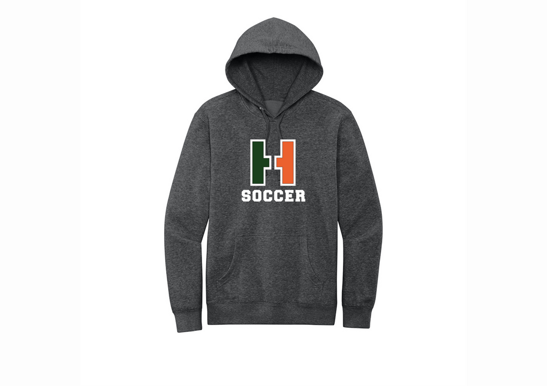 Sudadera unisex de polar con capucha para niñas de fútbol de Hopkinton (DT6100)