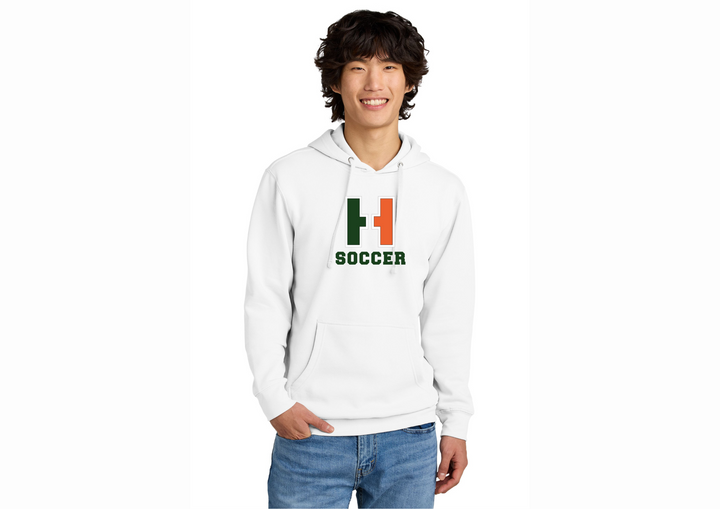 Sudadera unisex de polar con capucha para niñas de fútbol de Hopkinton (DT6100)