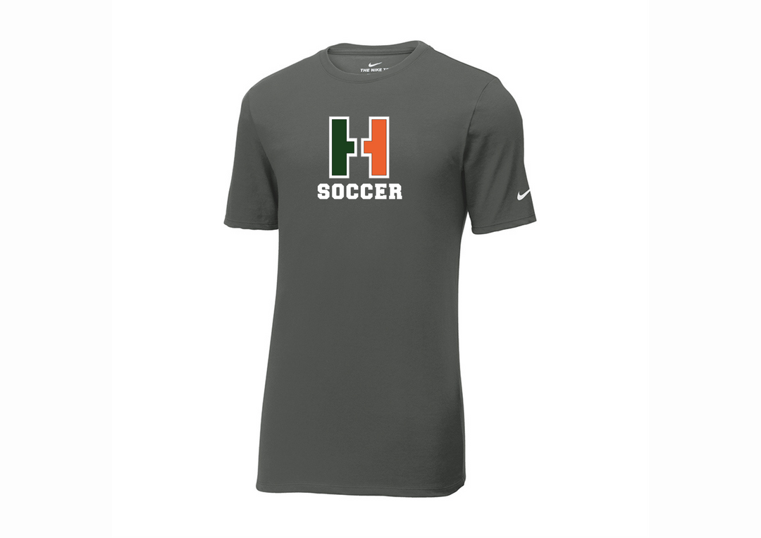 Camiseta de fútbol para niñas de Hopkinton: Nike Dri FIT de algodón y poliéster (NKBQ5231)