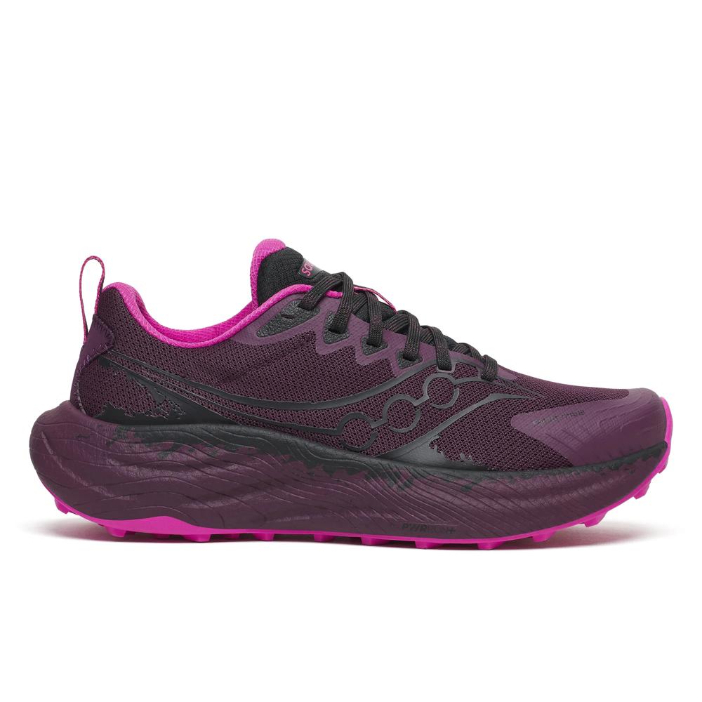 Women's Saucony Ride Tr3 - Eggplant Black