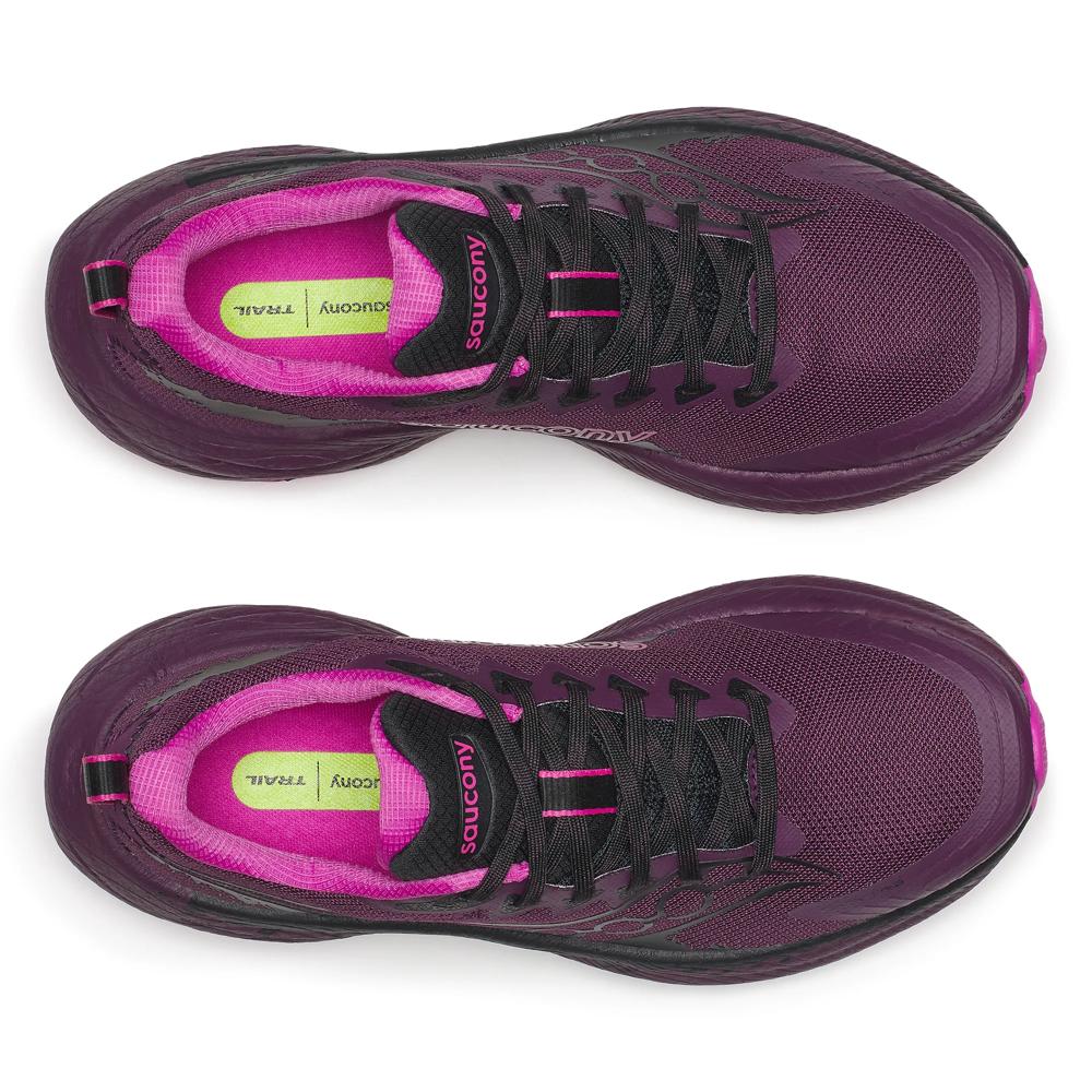 Women's Saucony Ride Tr3 - Eggplant Black