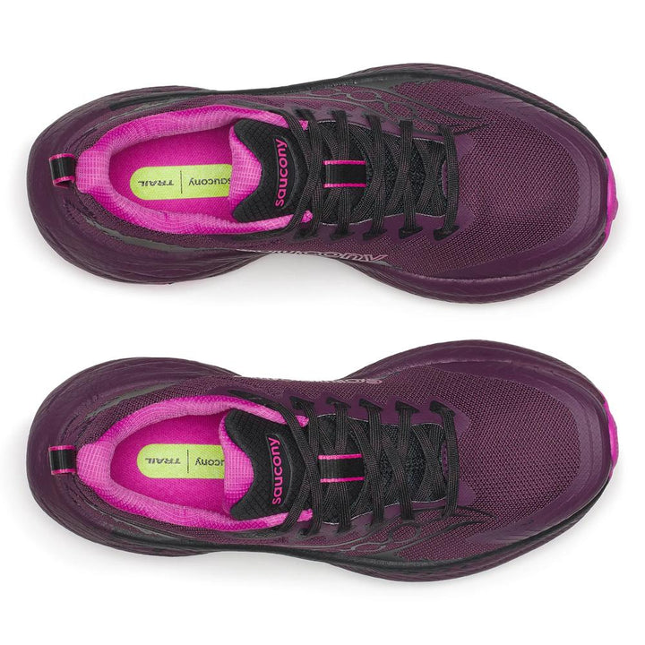 Women's Saucony Ride Tr3 - Eggplant Black