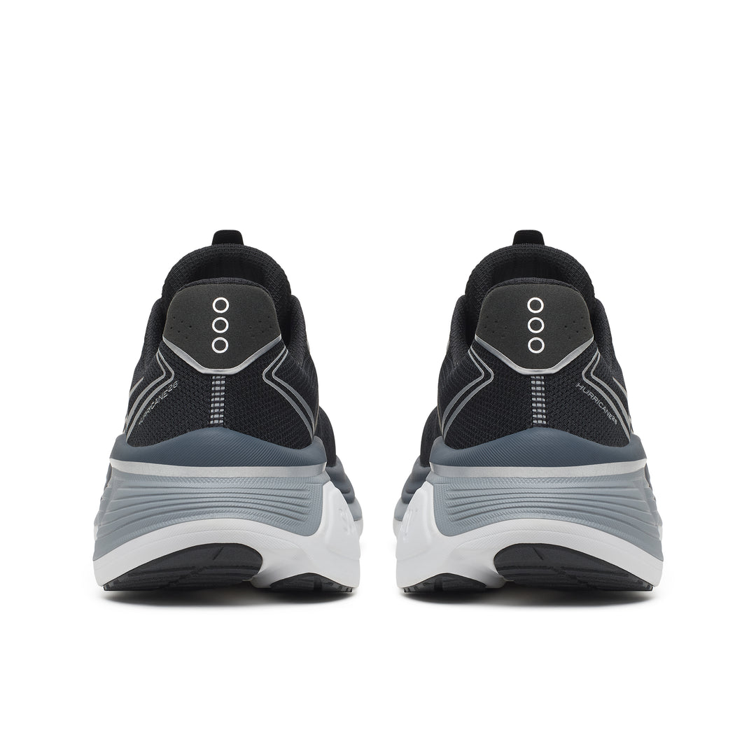 Men's Saucony Hurricane 26 - Black Silver