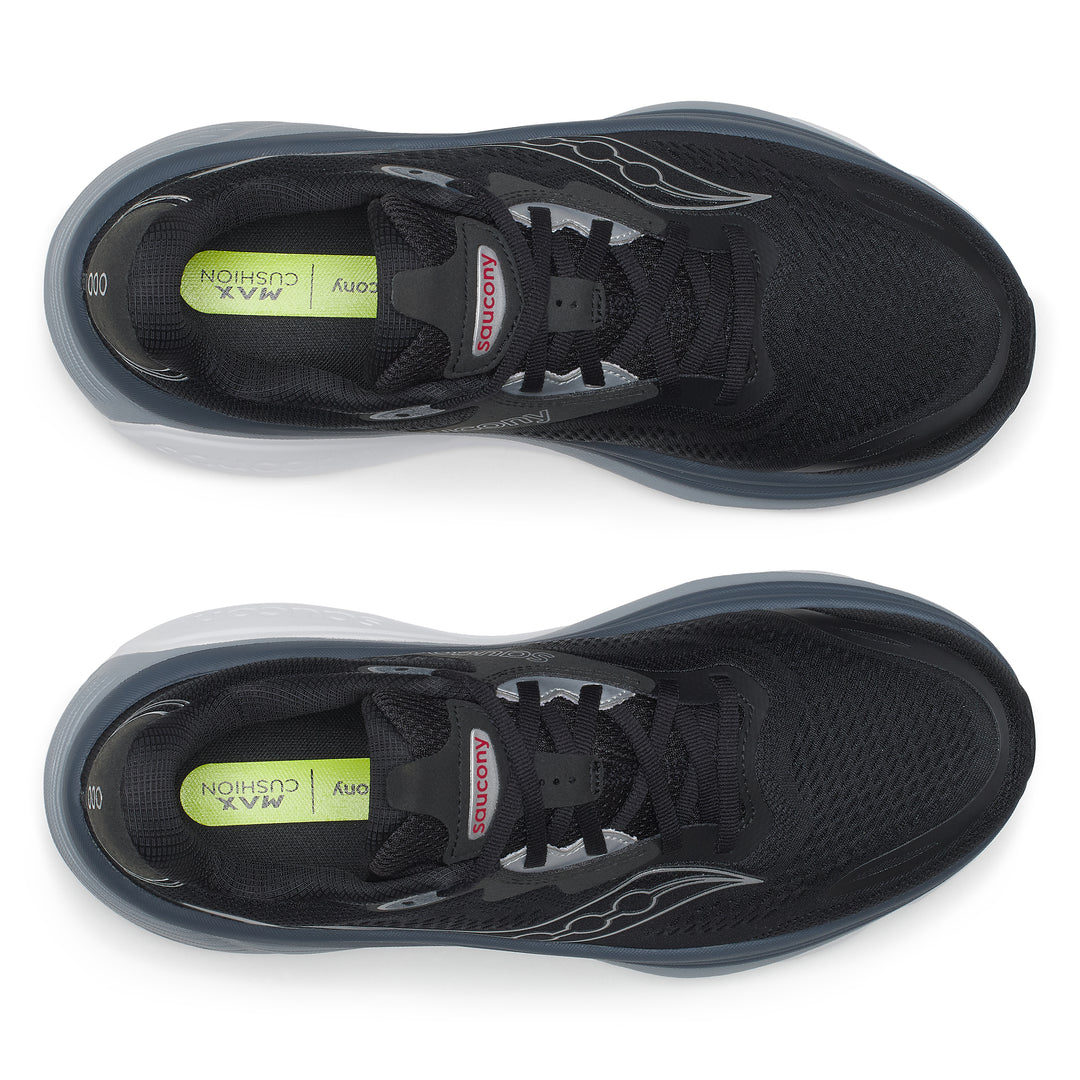 Men's Saucony Hurricane 26 - Black Silver