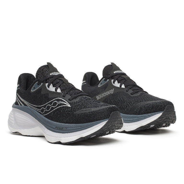 Men's Saucony Hurricane 26 - Black Silver Wide