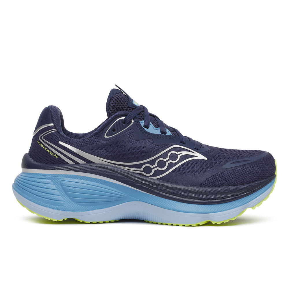 Women's Saucony Hurricane 26 - Naval Skyward Wide