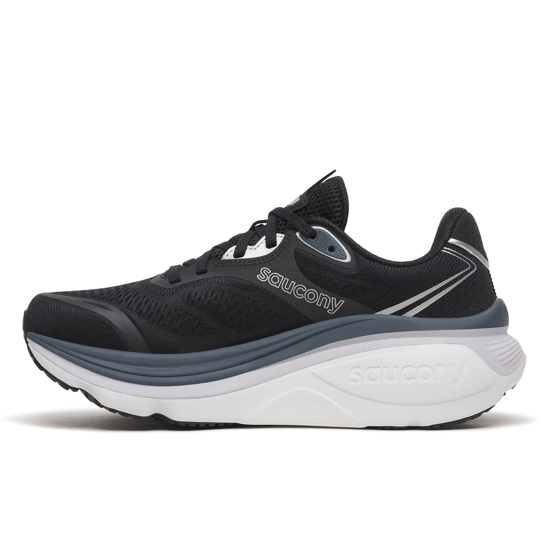 Women's Saucony Hurricane 26 - Black Silver Wide
