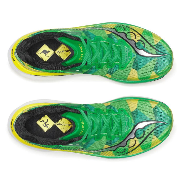 Men's Saucony Endorphin Azura - Green Yellow