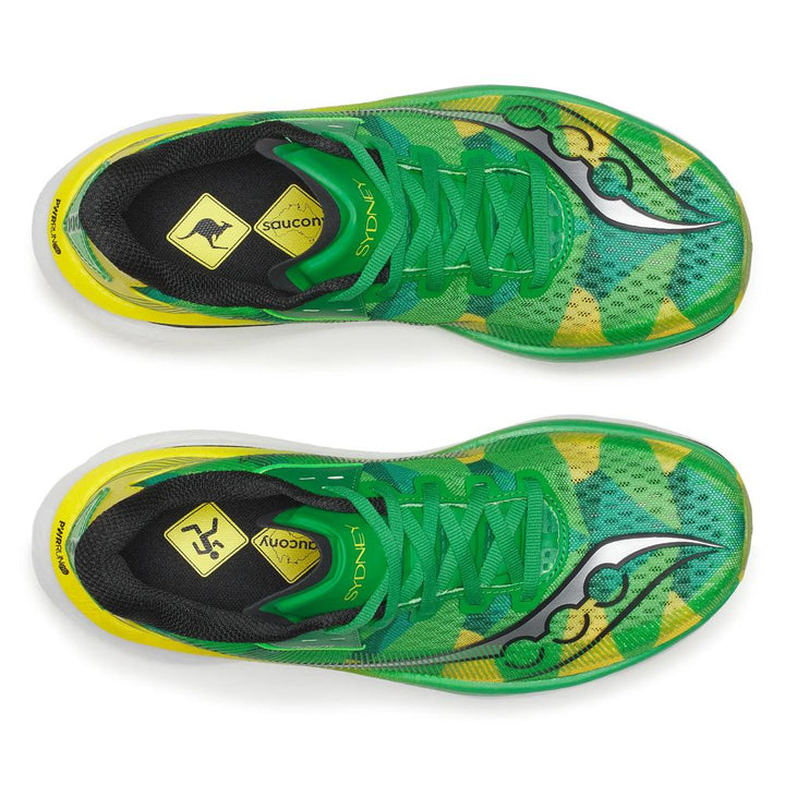 Women's Saucony Endorphin Azura - Green Yellow