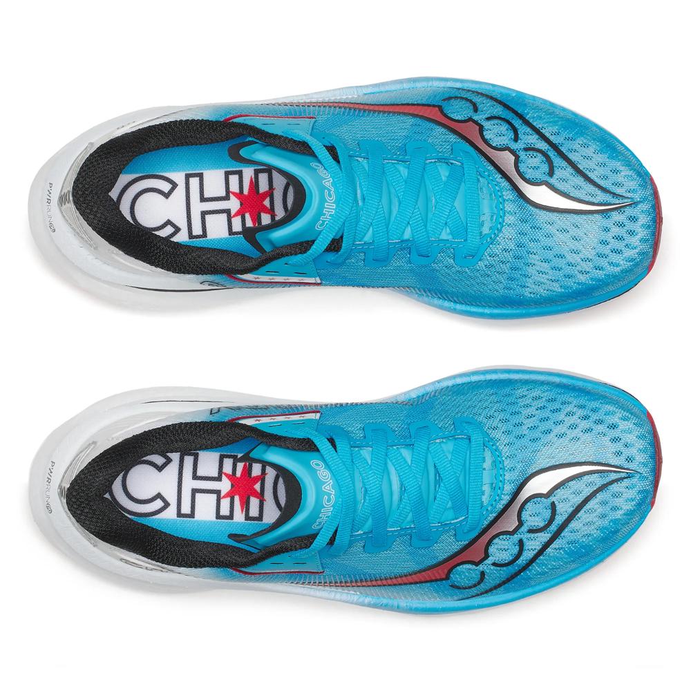 Women's Saucony Endorphin Azura - Aquarius White