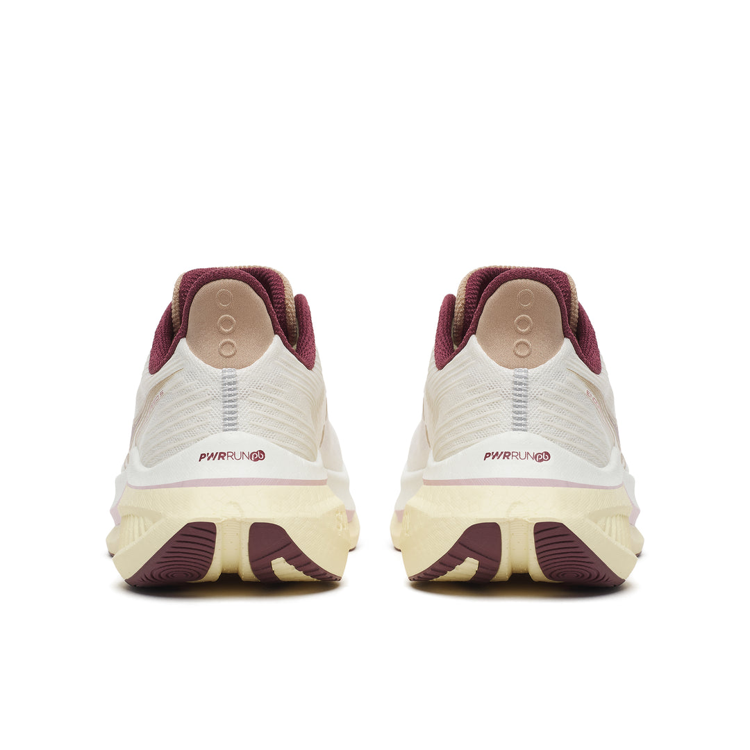 Women's Saucony Endorphin Speed 5 - Ivory/ Maroon