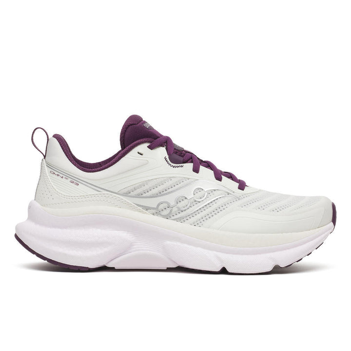Women's Saucony Omni St 23 - Ivory Eggplant