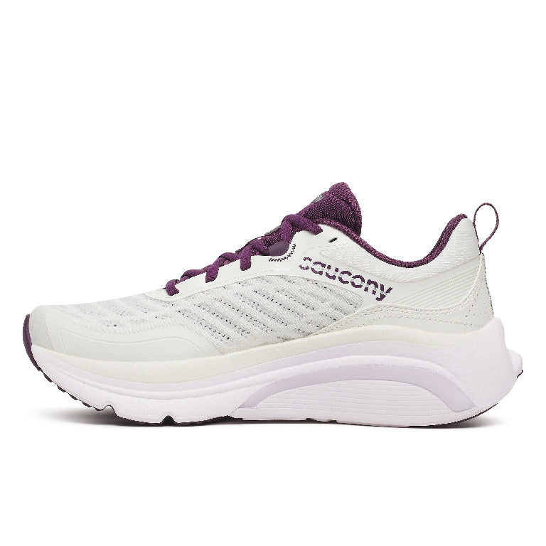 Women's Saucony Omni St 23 - Ivory Eggplant