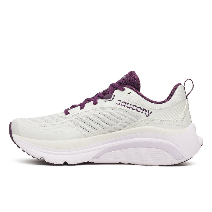 Women's Saucony Omni St 23 - Ivory Eggplant