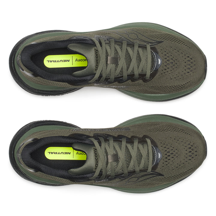 Men's Saucony Ride 19 - Fatigue Black