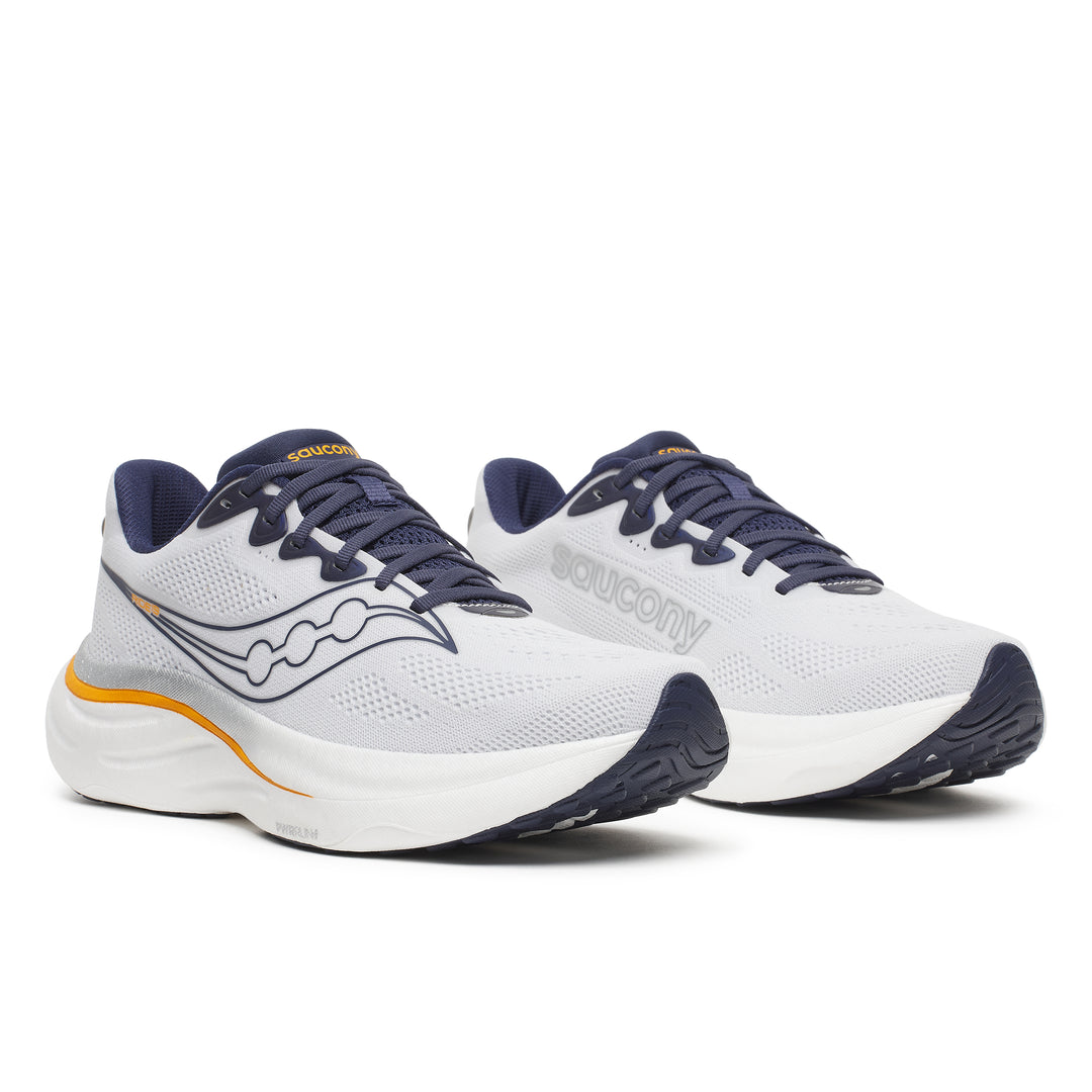 Men's Saucony Ride 19 - White Naval