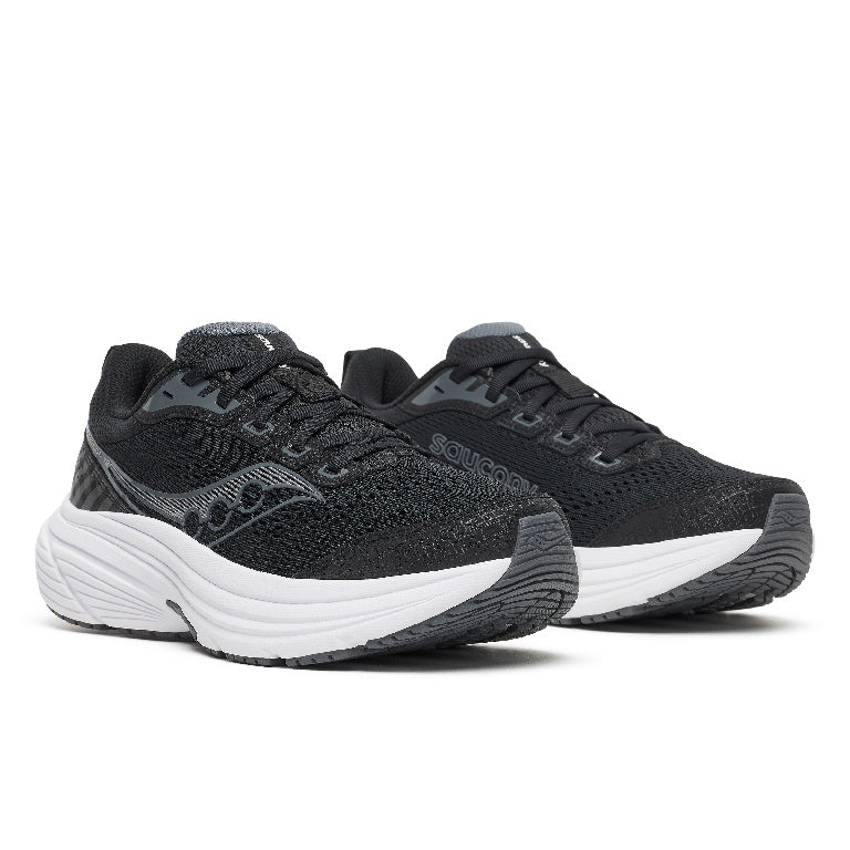 Men's Saucony Cohesion 19 - Black White Wide