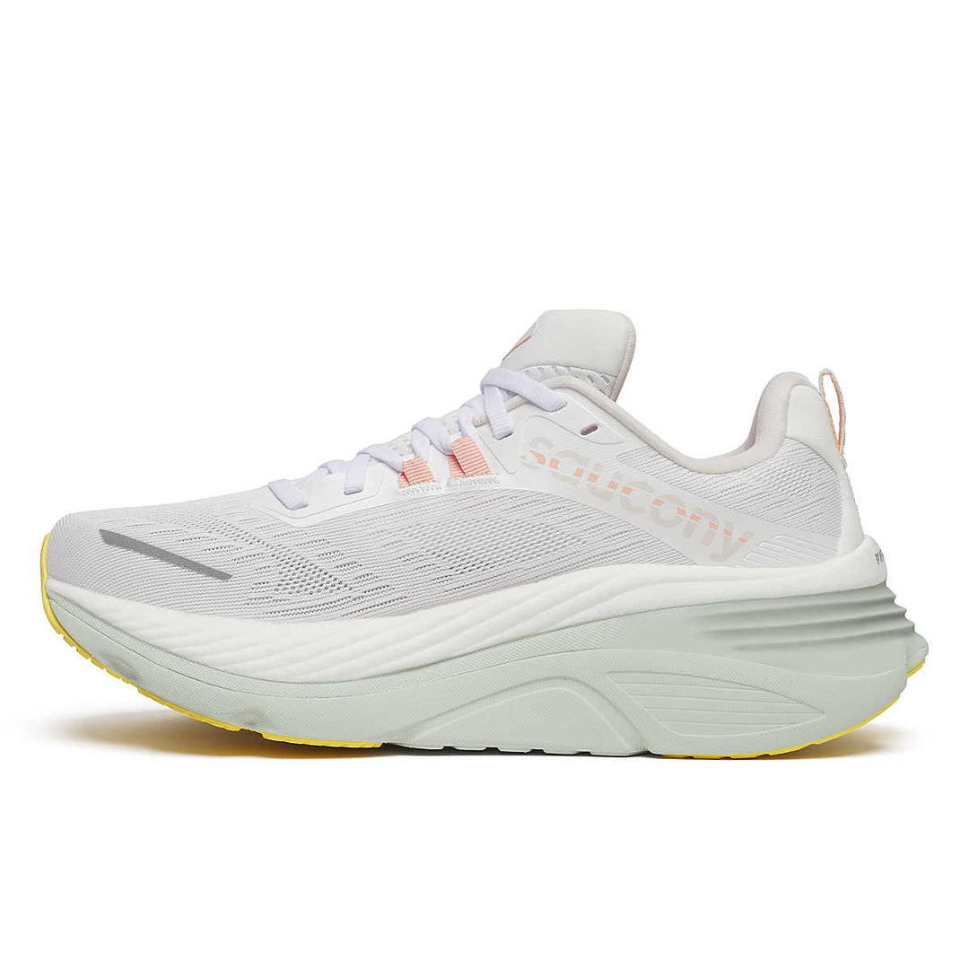 Saucony Hurricane 24 para mujer, color blanco y espuma (S10933-246)