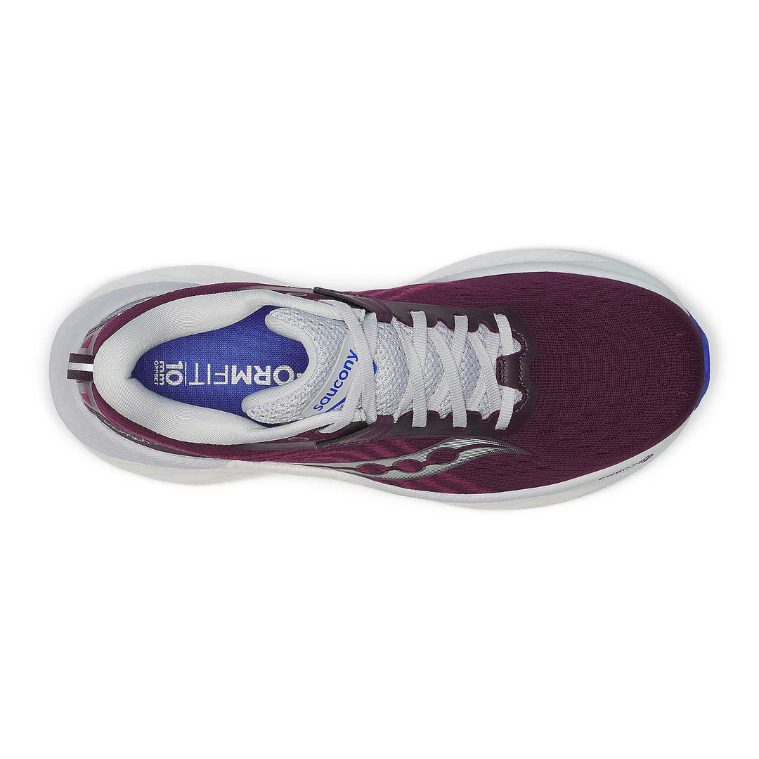 Saucony Triumph 22 para mujer: ciruela royal (S10964-241)