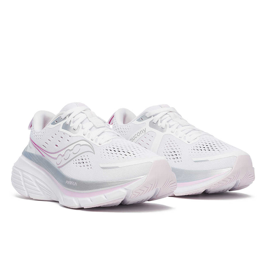 Women's Saucony Guide 18 - White Fuchsia