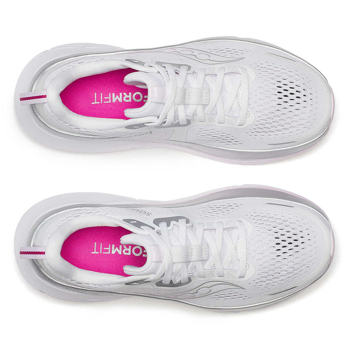 Women's Saucony Guide 18 - White Fuchsia