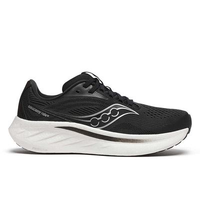 Women's Saucony Ride 18 - Black White