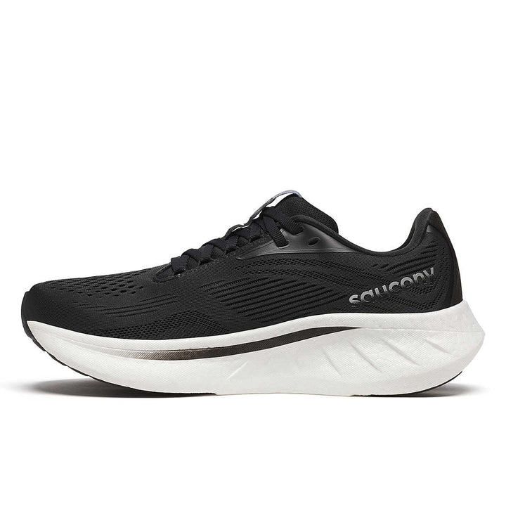 Women's Saucony Ride 18 - Black White