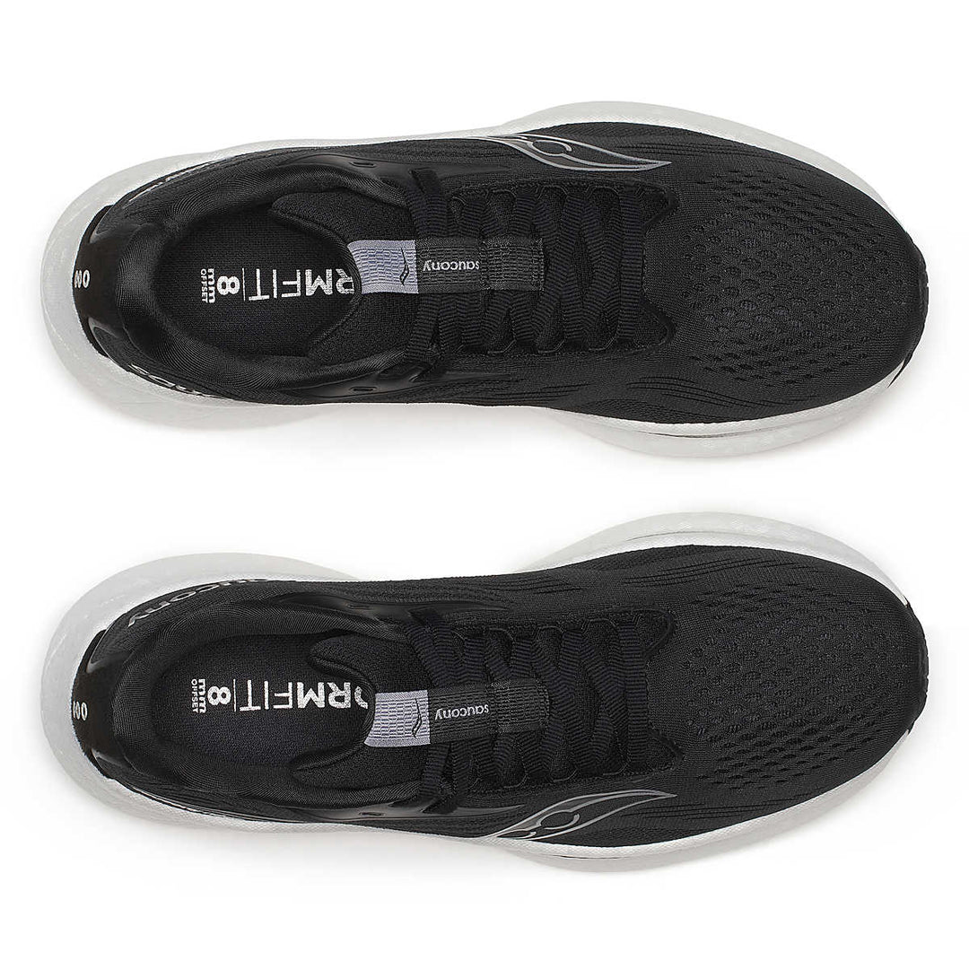 Women's Saucony Ride 18 - Black White