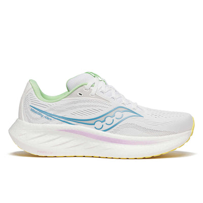 Women's Saucony Ride 18 - White Verbana