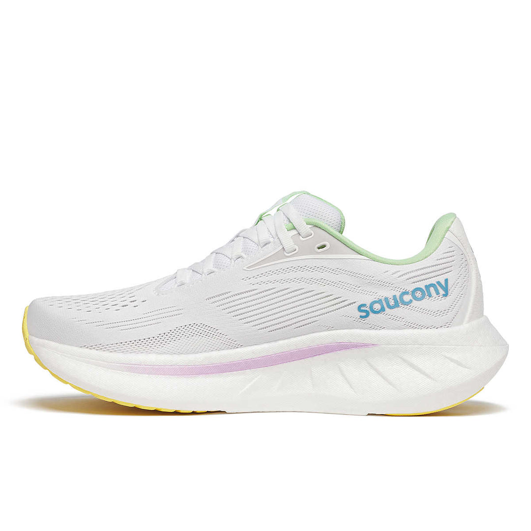 Saucony Ride 18 para mujer - Blanco Verbana