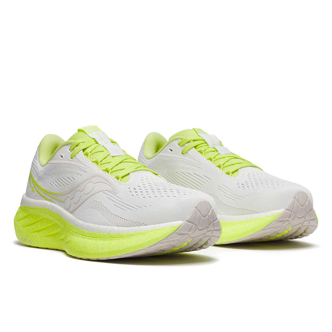 Women's Saucony Ride 18 - White Sunny