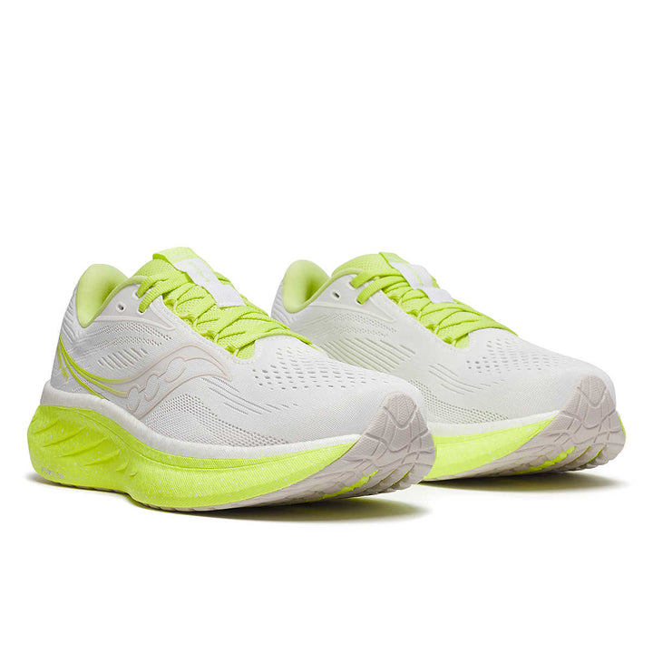 Women's Saucony Ride 18 - White Sunny