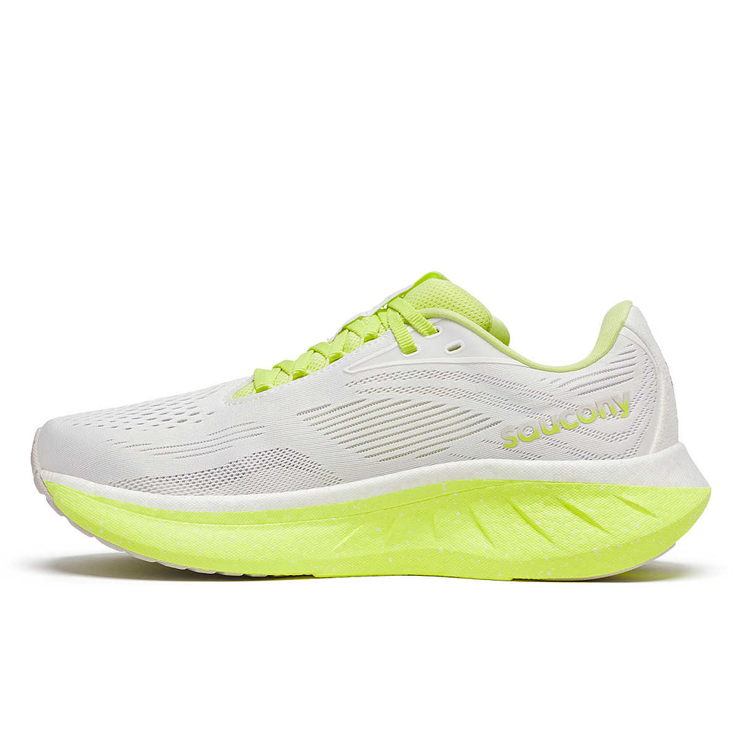 Women's Saucony Ride 18 - White Sunny