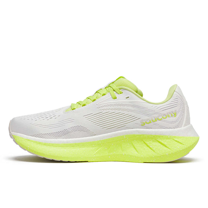 Women's Saucony Ride 18 - White Sunny