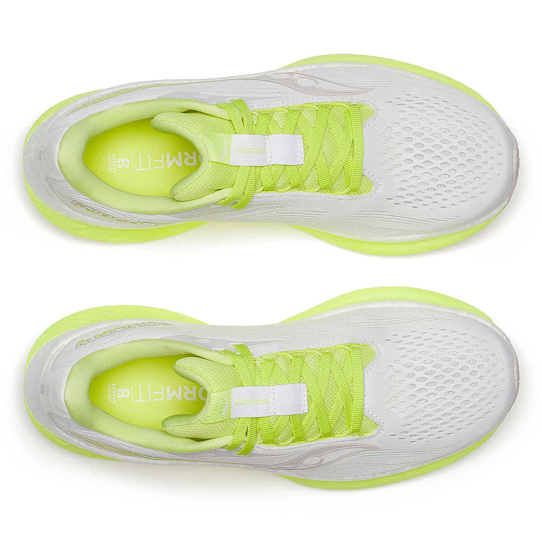 Women's Saucony Ride 18 - White Sunny